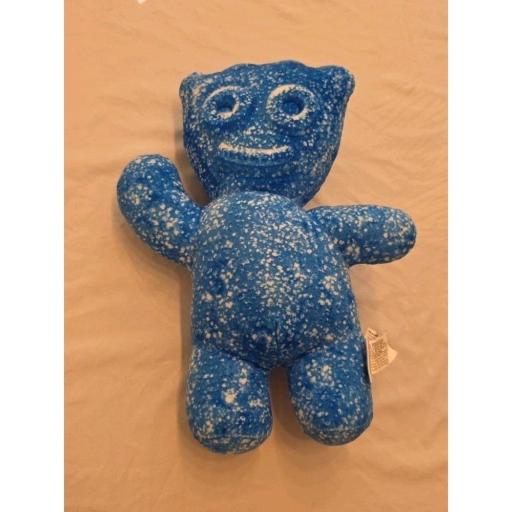 Sour Patch Kids Plush 15" It's Sugar Blue Color Candy Gummy Stuffed Animal
